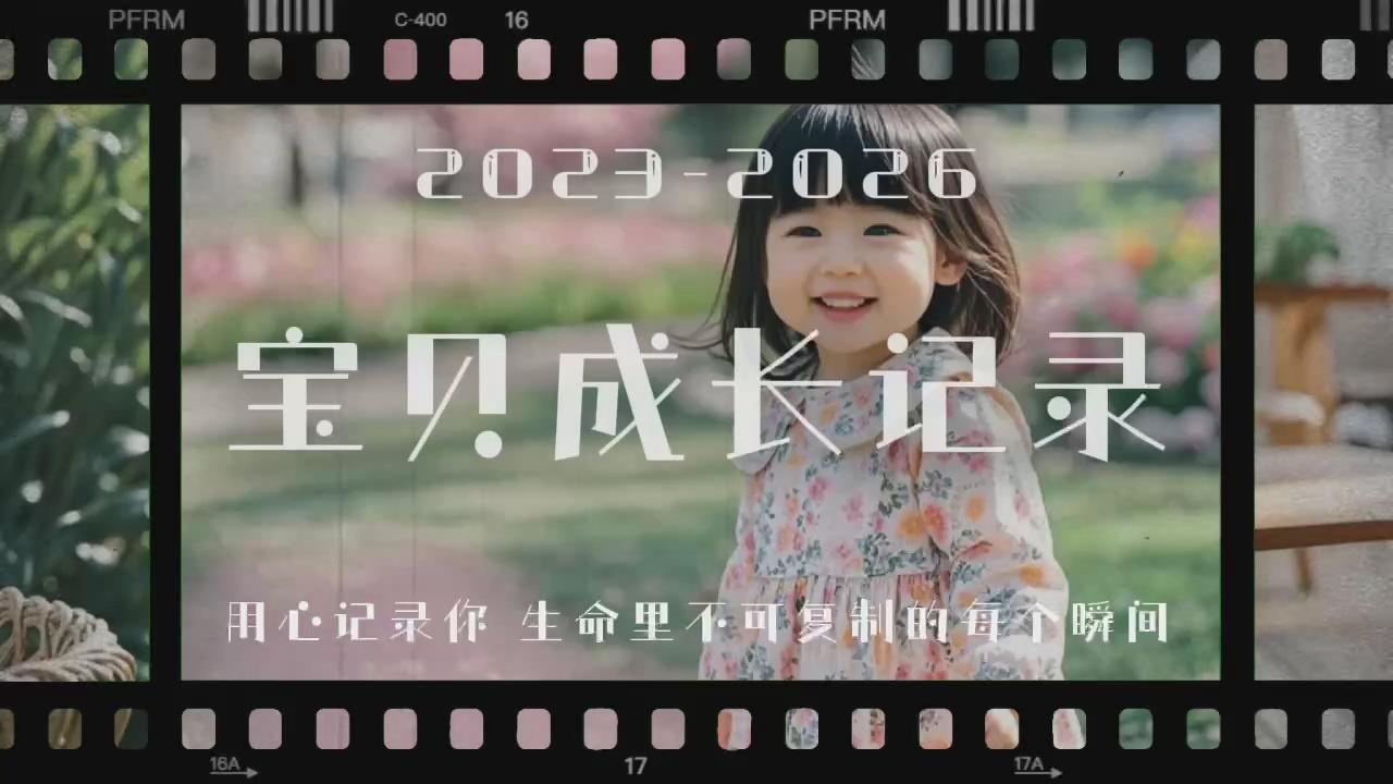 b72儿童生日相册