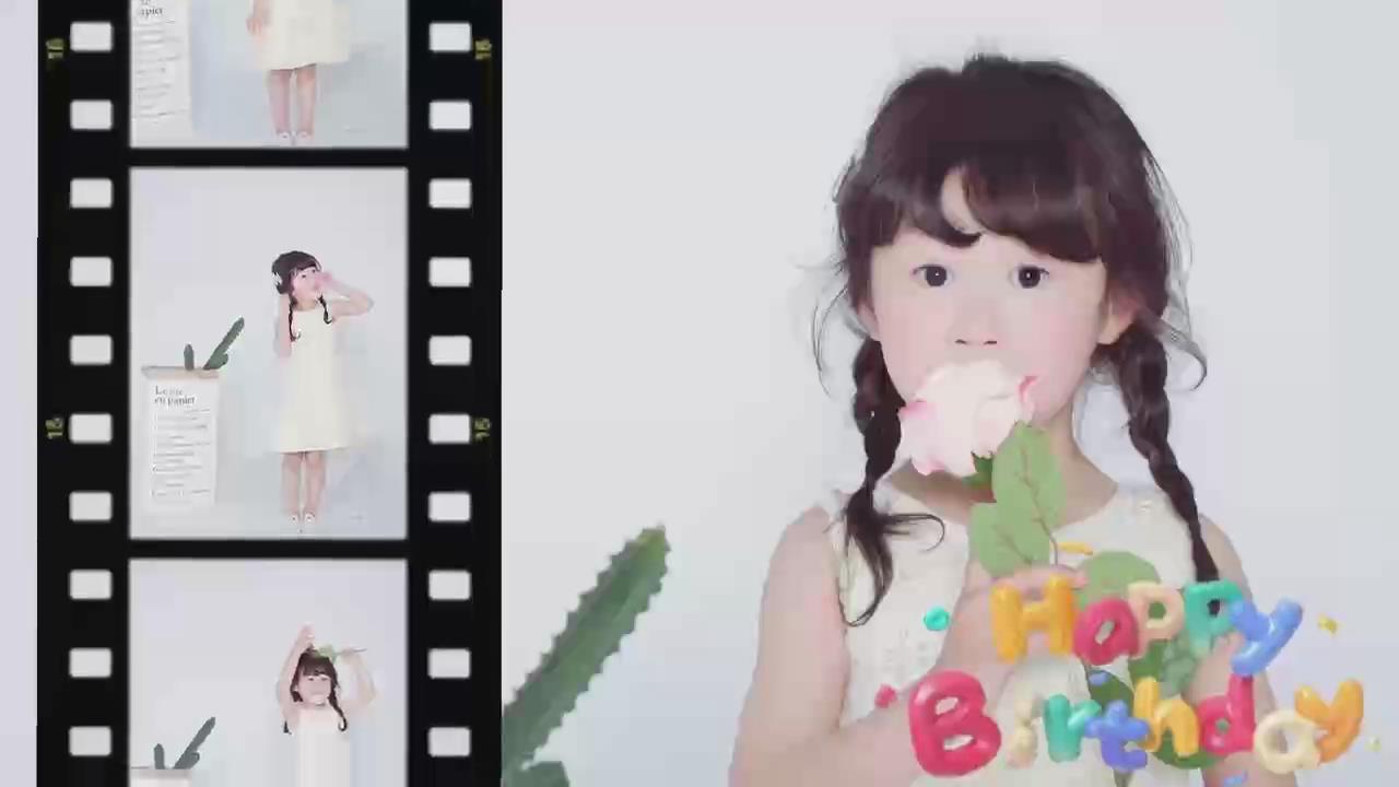 b75儿童生日相册