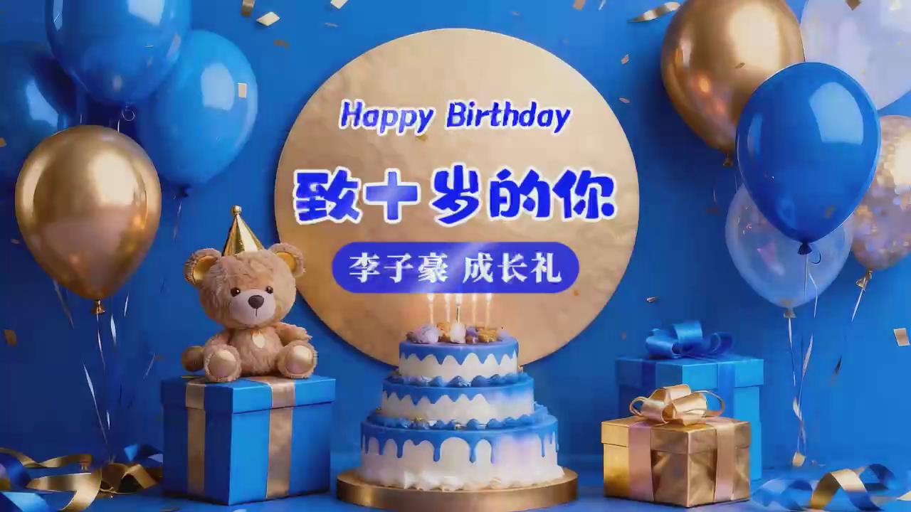 b81儿童生日相册